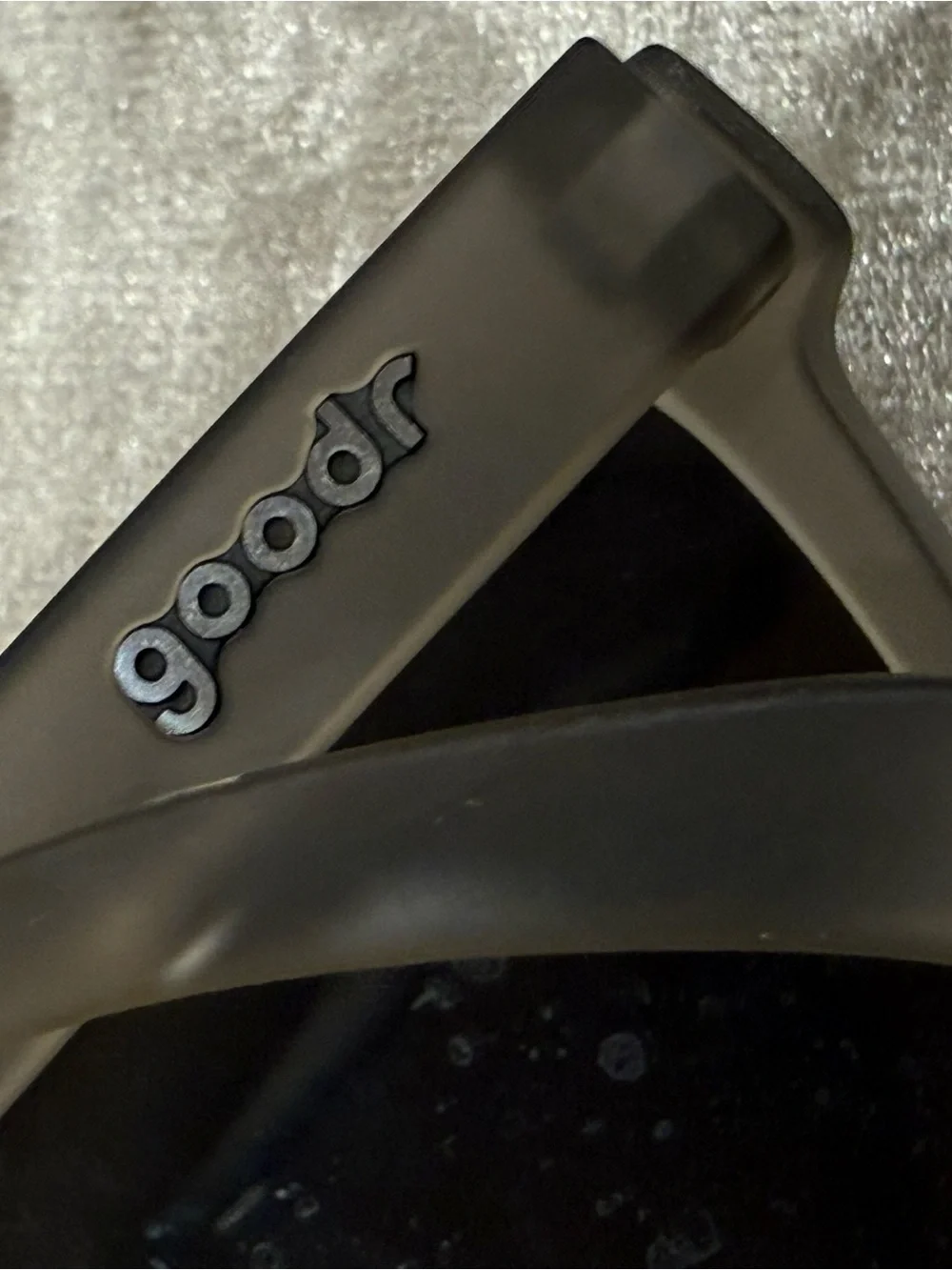 Goodr-Gray Wayfarer Sunglasses with Dark Lenses